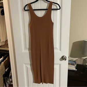 Amazon The Drop Women's Yasmin Rib Midi Sweater Tank Dress